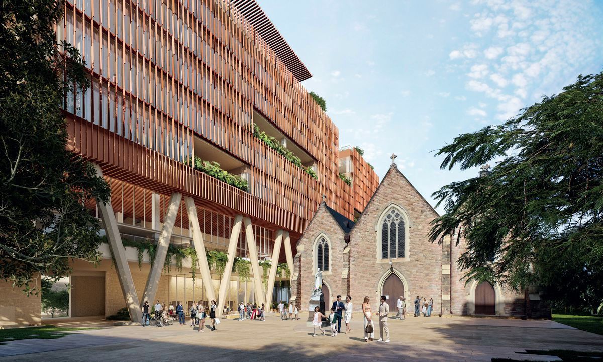 BVN Designed Offices to be Built by Historic St Patrick’s Church